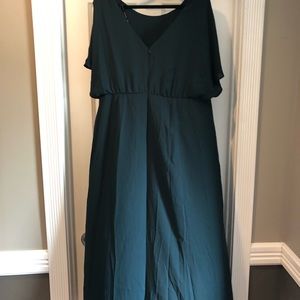 NWT Forever 21 + sze 2x hunter green shorts romper